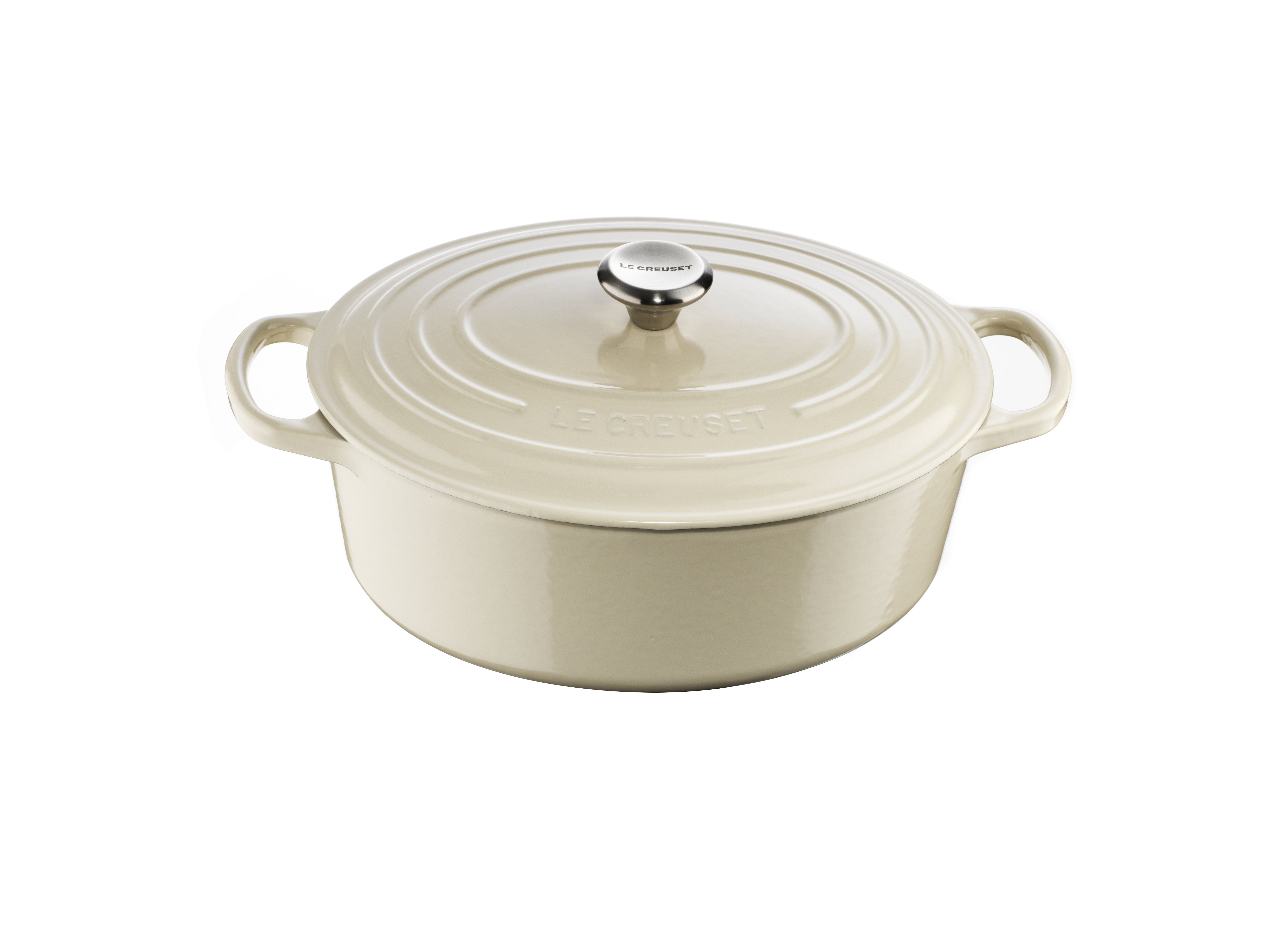 Le Creuset Oval Gryta 27 cm 4,1 L Creme