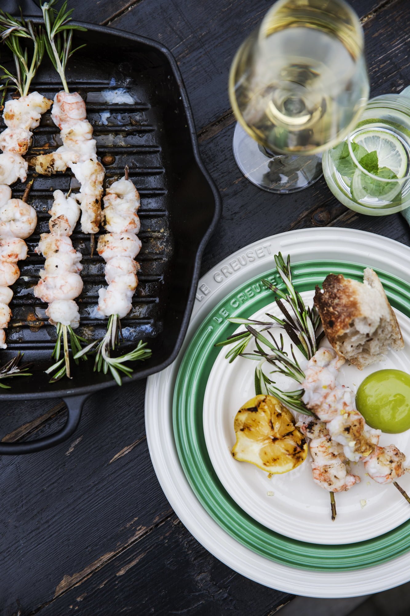 Le Creuset Grillpanna 26 cm svart