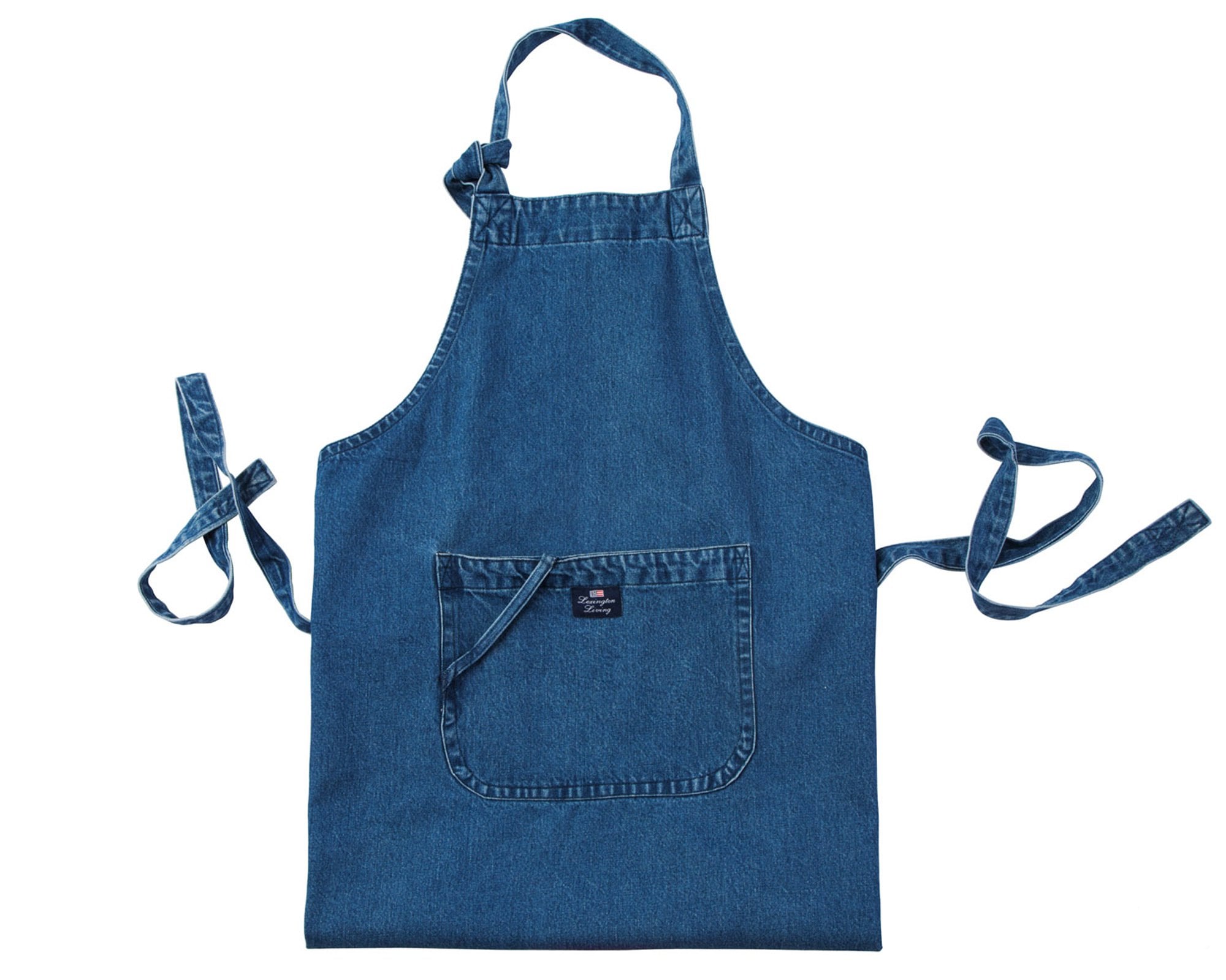 Lexington Jeans Apron Denim Blue 80x105 cm