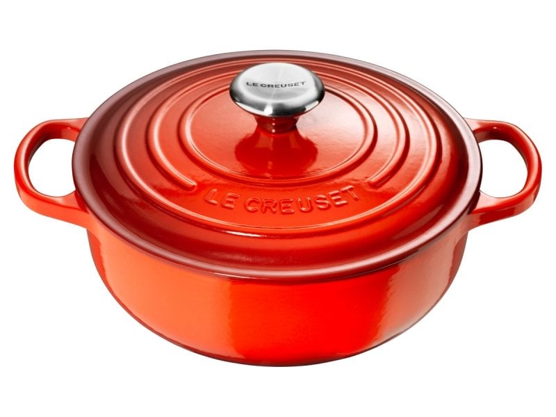 Le Creuset sauteuse 24 cm 3.4 lit röd