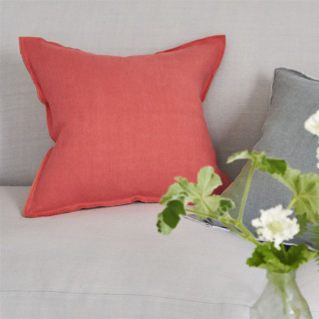 Designers Guild kudde Brera Lino Azalea