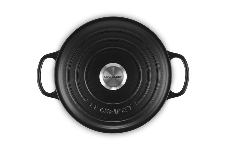 Le Creuset Sauteuse Gryta 24 cm Svart matt