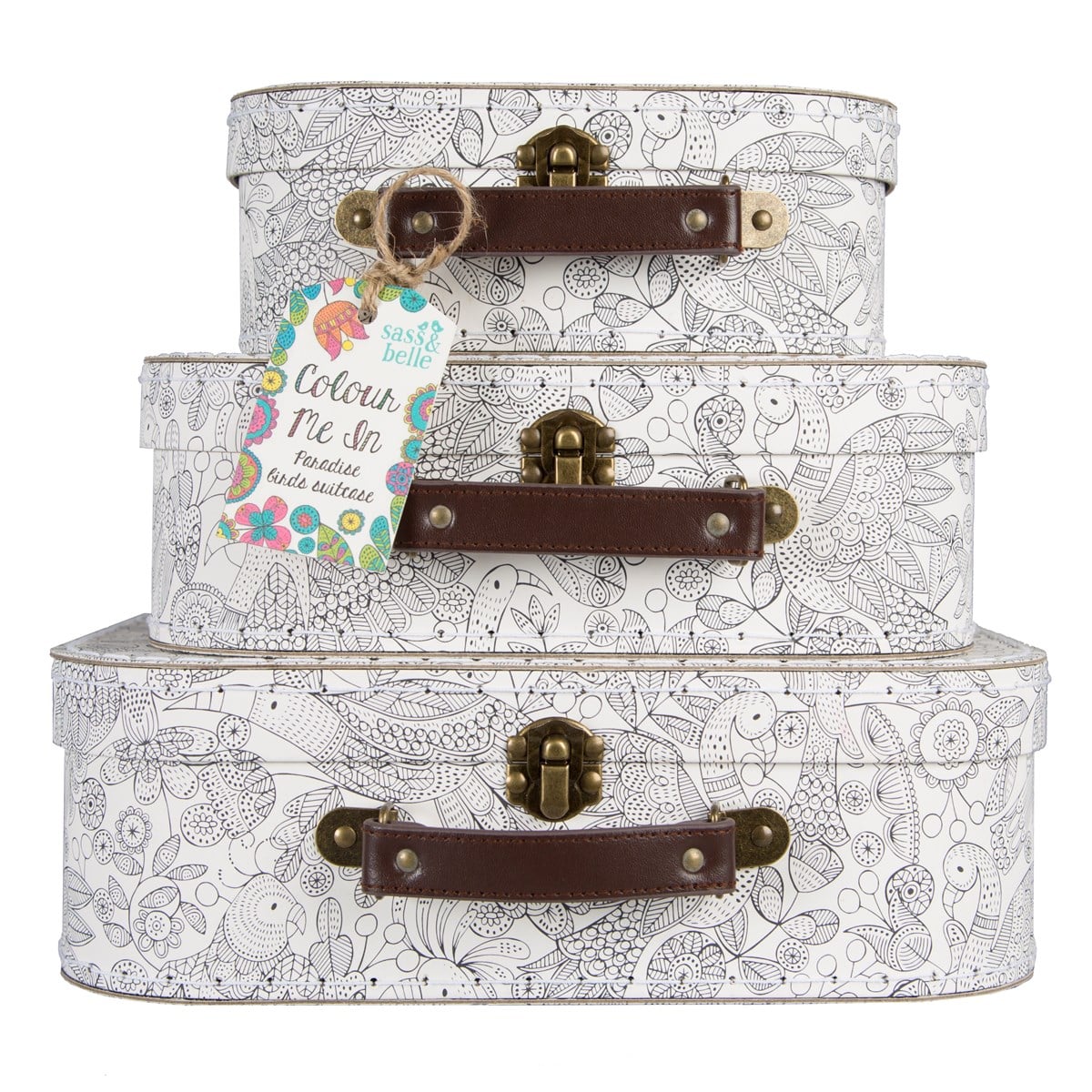 Sass &amp Belle Väska Tropical Birds Small