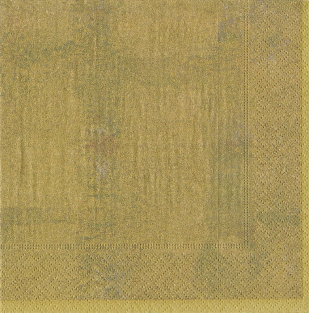 Caspari Servetter Antique Gold Leaf 20x20cm