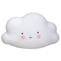 Leklyckan Batteridriven Molnlampa Vit