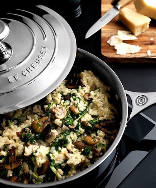 Le Creuset traktörpanna m/ lock 24 cm rostfritt stål - Bild 2