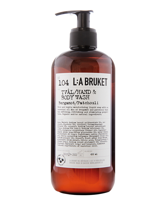 L:a Bruket Flytande Tvål Bergamot/Patchouli 450 ml