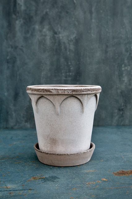 Bergs Potter Elizabeth kruka m.fat grå 18 cm