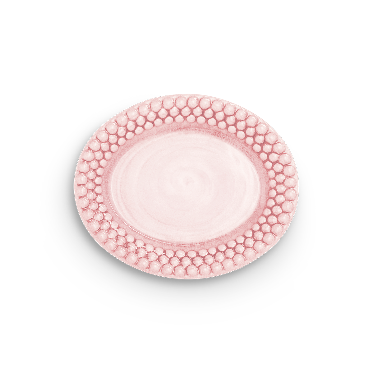 Mateus Ljusrosa Bubbles oval tallrik 20 cm