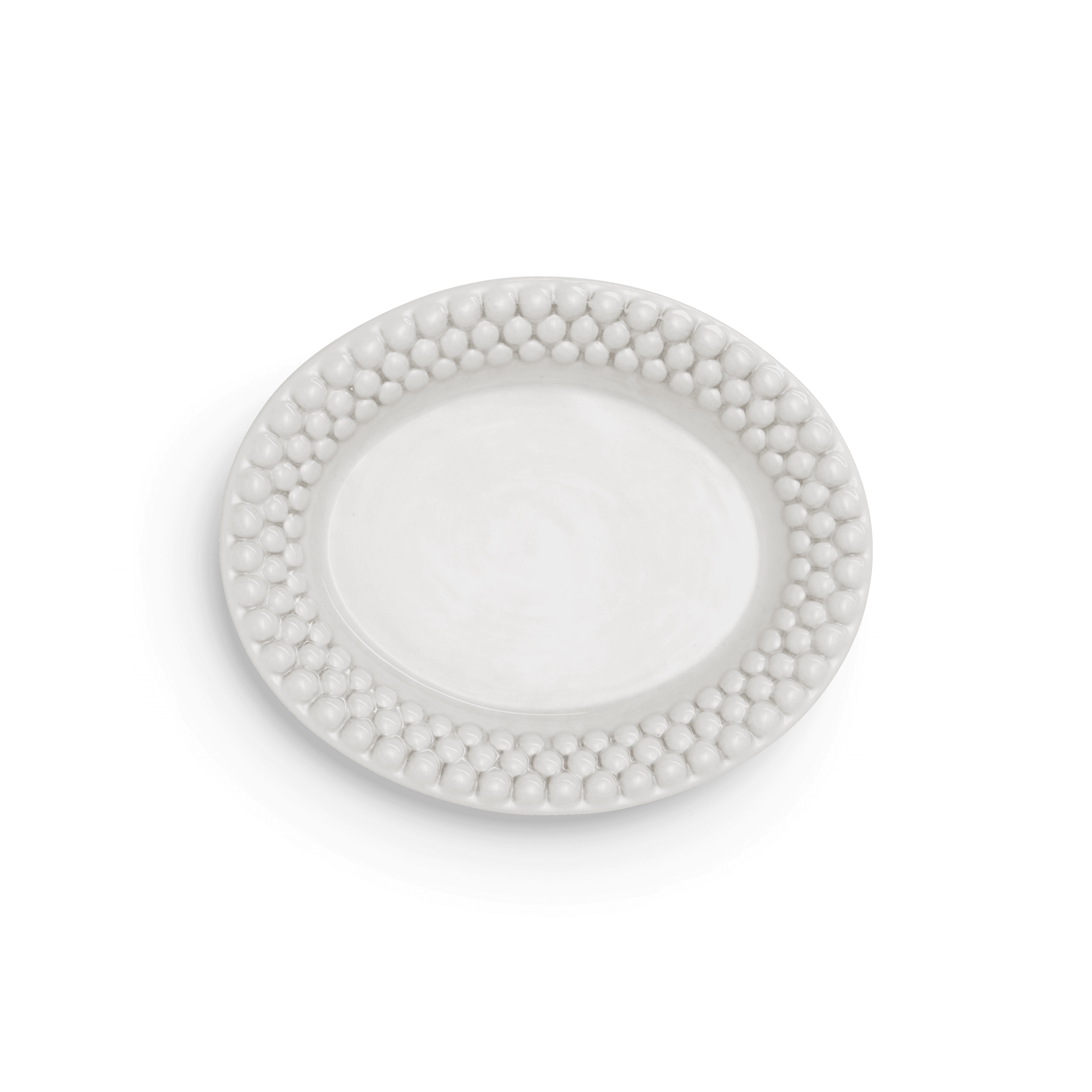 Mateus Vit Bubbles oval tallrik 20 cm