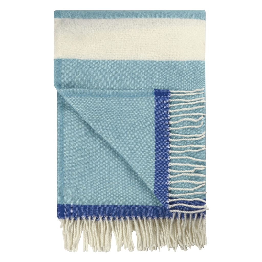 Designers Guild pläd Chaumont Ocean 130x190 cm