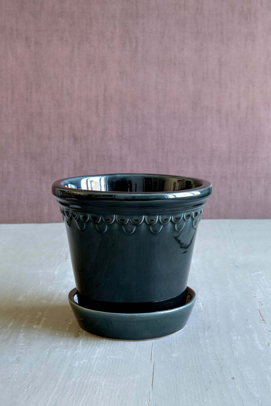Bergs Potter kruka m.fat Copenhagen 18 cm Blue Petroluem