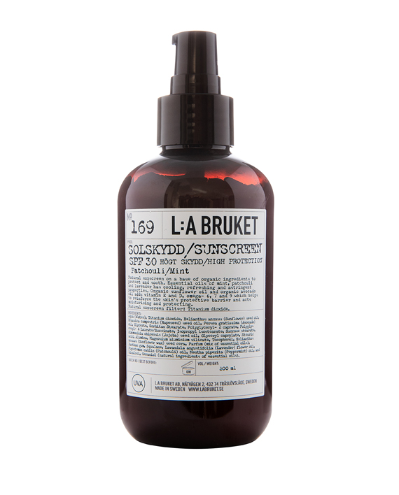 L:a Bruket Solkräm SPF 30 Patchouli/Mint 200 ml