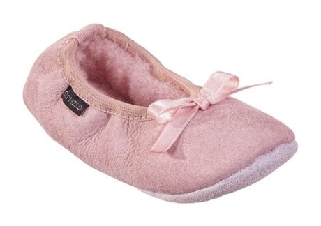 Shepherd Varberg fårskinnstoffel barn rosa stl.30