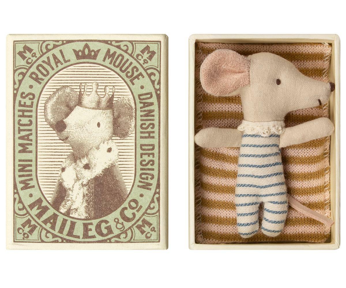 Maileg Baby mouse sleepy/wakey boy