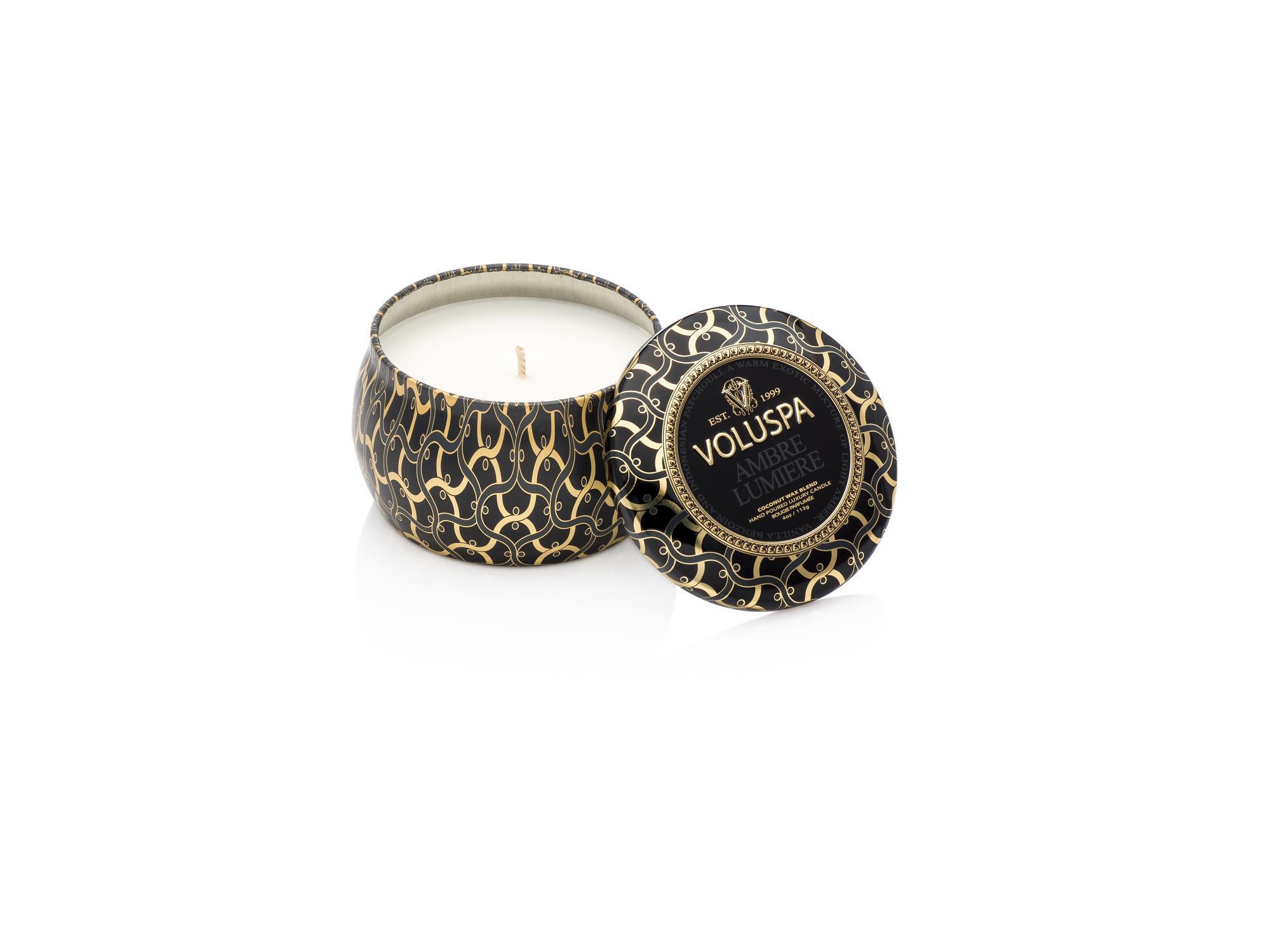 Voluspa Tin Candle Ambre Lumiere