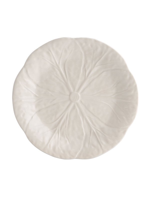 Bordallo Pinheiro Cabbage Tallrik 19 cm Beige