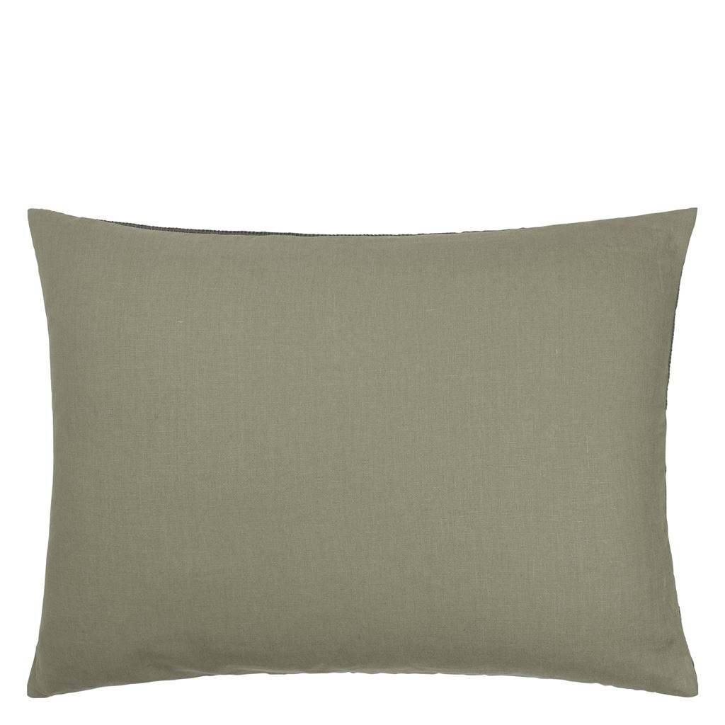 Designers Guild Kudde Uchiwa Teal Cushion 60x45cm - Bild 2