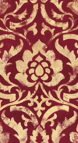 Caspari Servetter Baroque Red