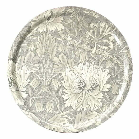 William Morris rund bricka Honeysuckle & Tulip pure