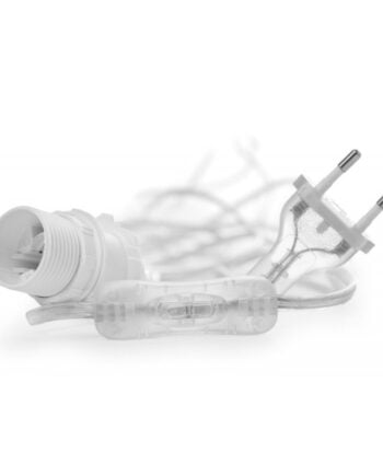 Watt & Veke Kabel med brytare transparent 5m