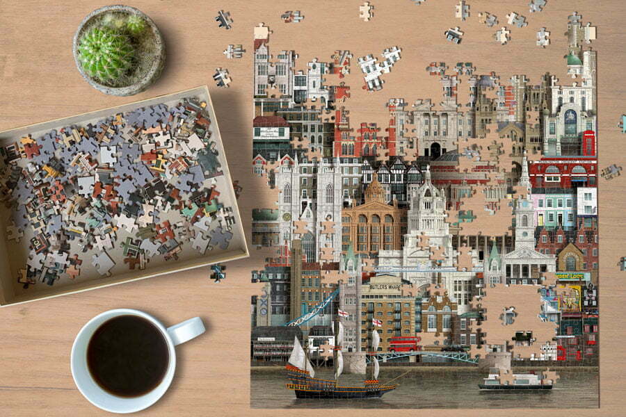 Martin Schwartz Pussel 1000 bitar London