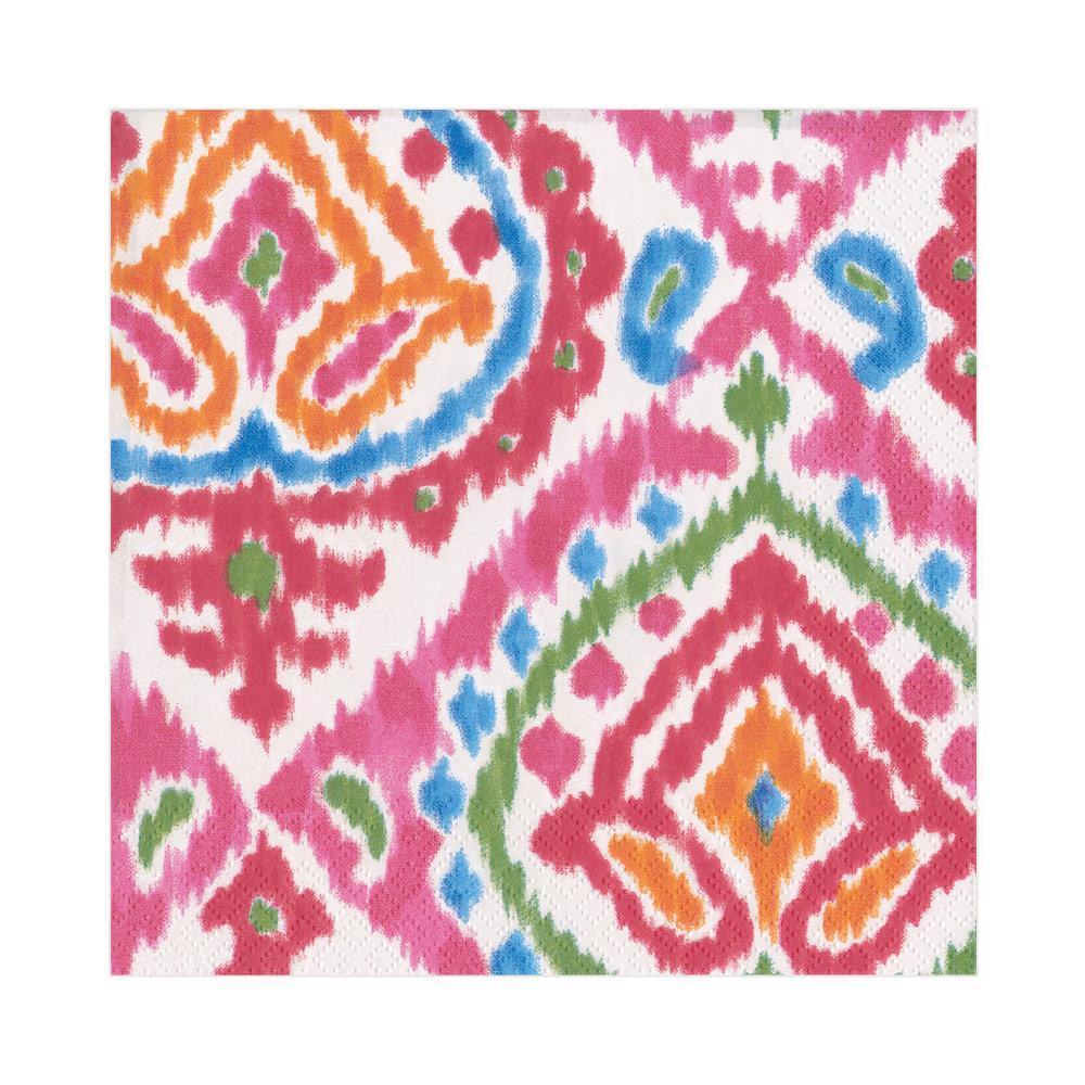 Caspari Servetter Java ikat 16.5x16.5 cm