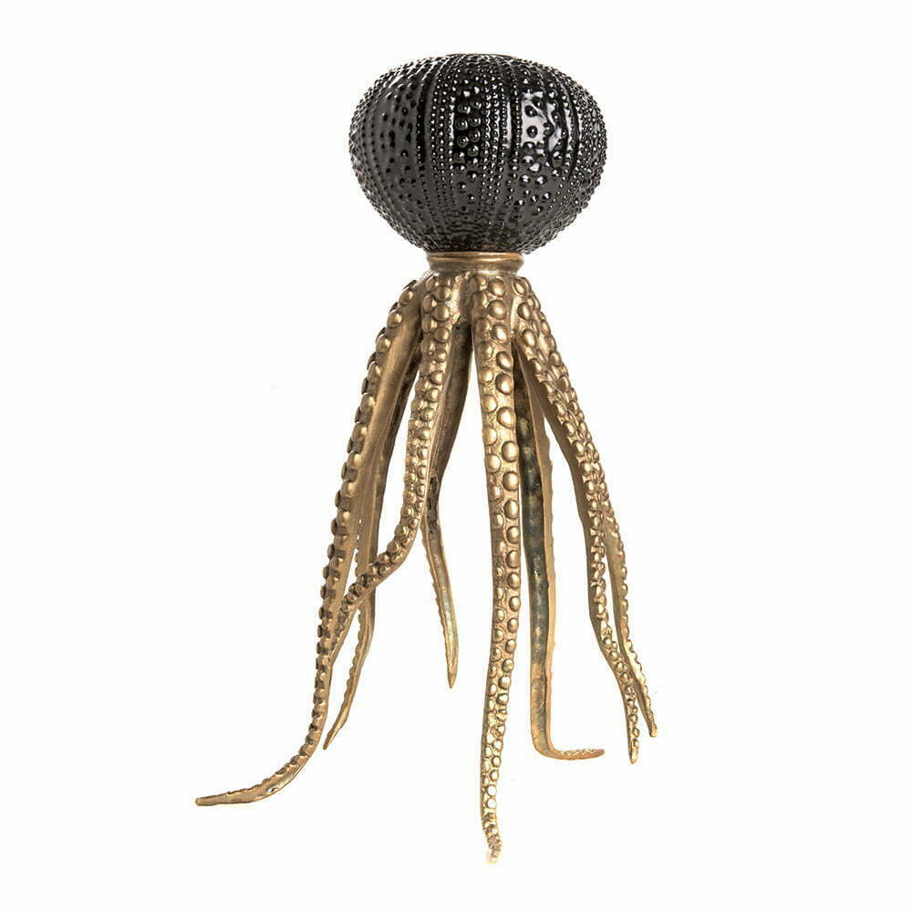 Octopus Ljusstake Svart
