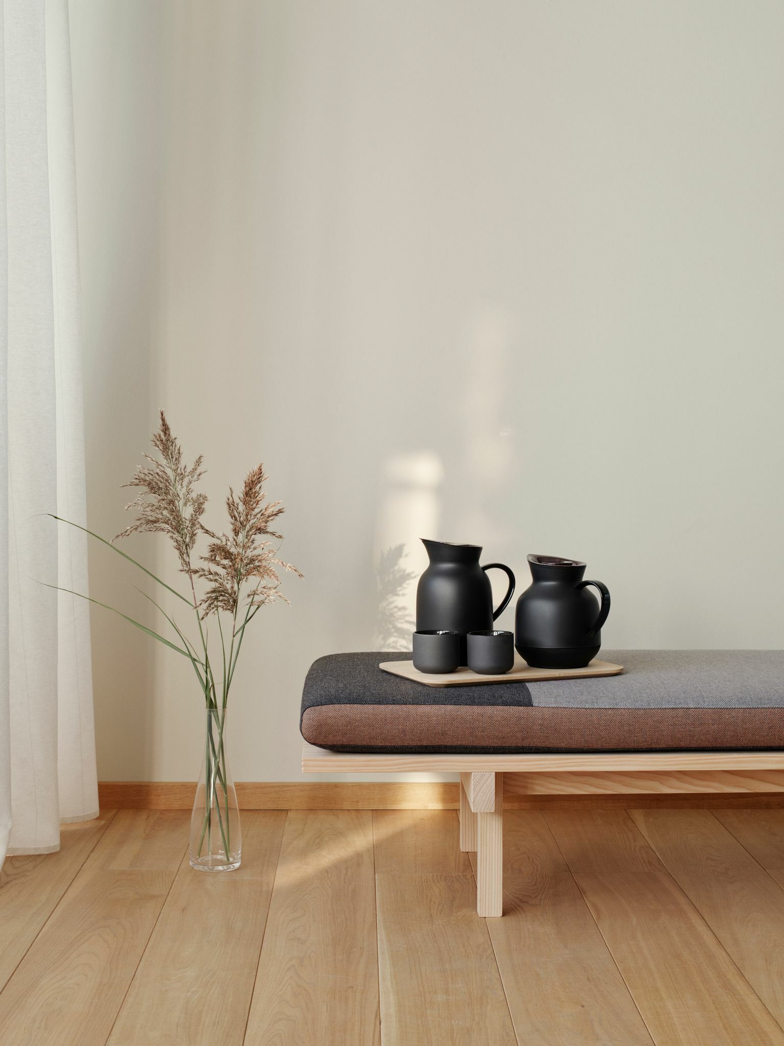 Stelton Amphora Termoskanna Kaffe 1L Soft black