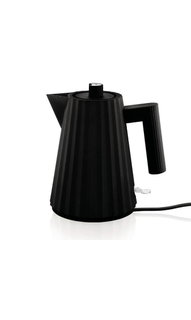 Alessi Vattenkokare Plissé Svart 1L
