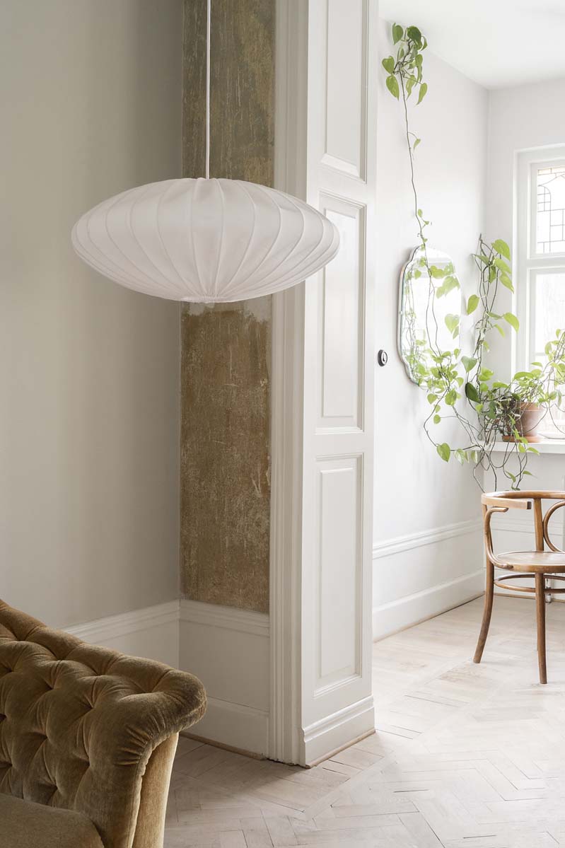 Watt & Veke Ellipse 65 Linne Vit m.upphäng