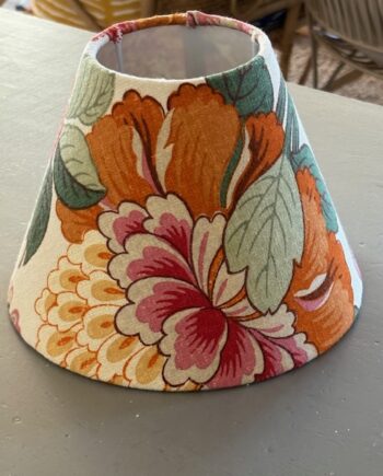 GP & J Baker lampskärm Magnolia Cream/Blue