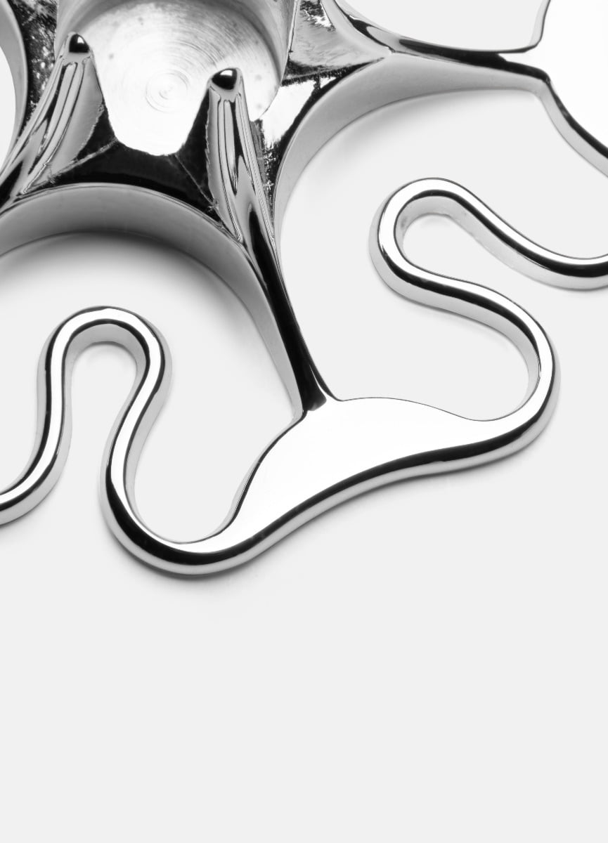 Skultuna Ljusstake Rosen Silver
