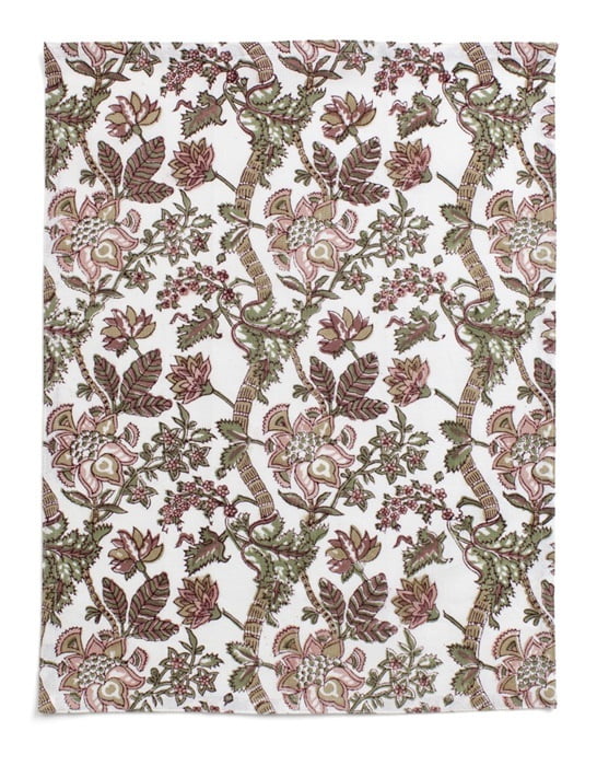 Chamois Kökshandduk Floral Ruby 2-pack