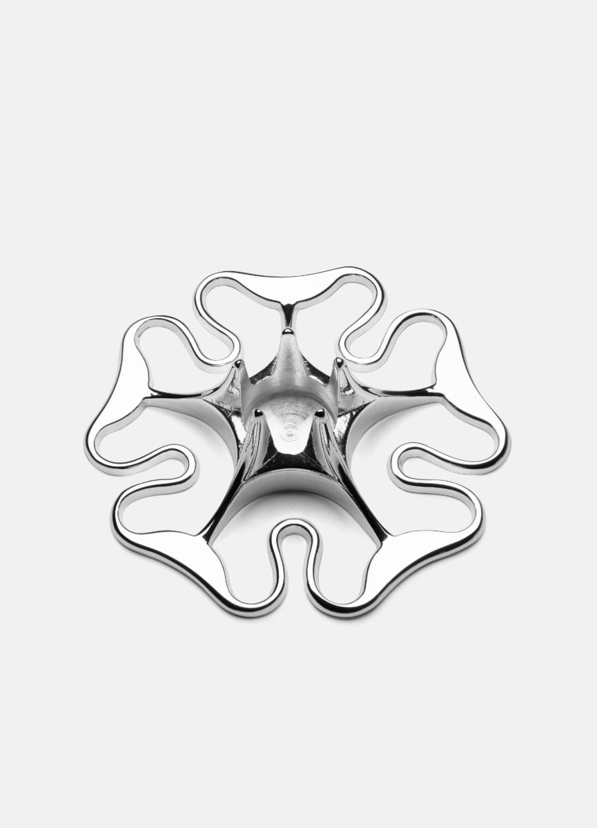 Skultuna Ljusstake Rosen Silver