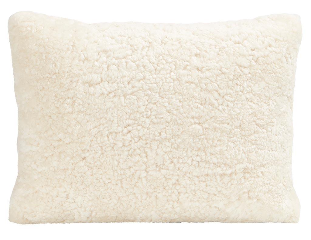 Shepherd Fårskinnskudde Lina Creme 40x30cm