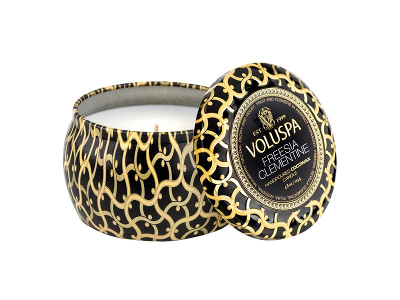 Voluspa Tin Candle Freesia Clementine