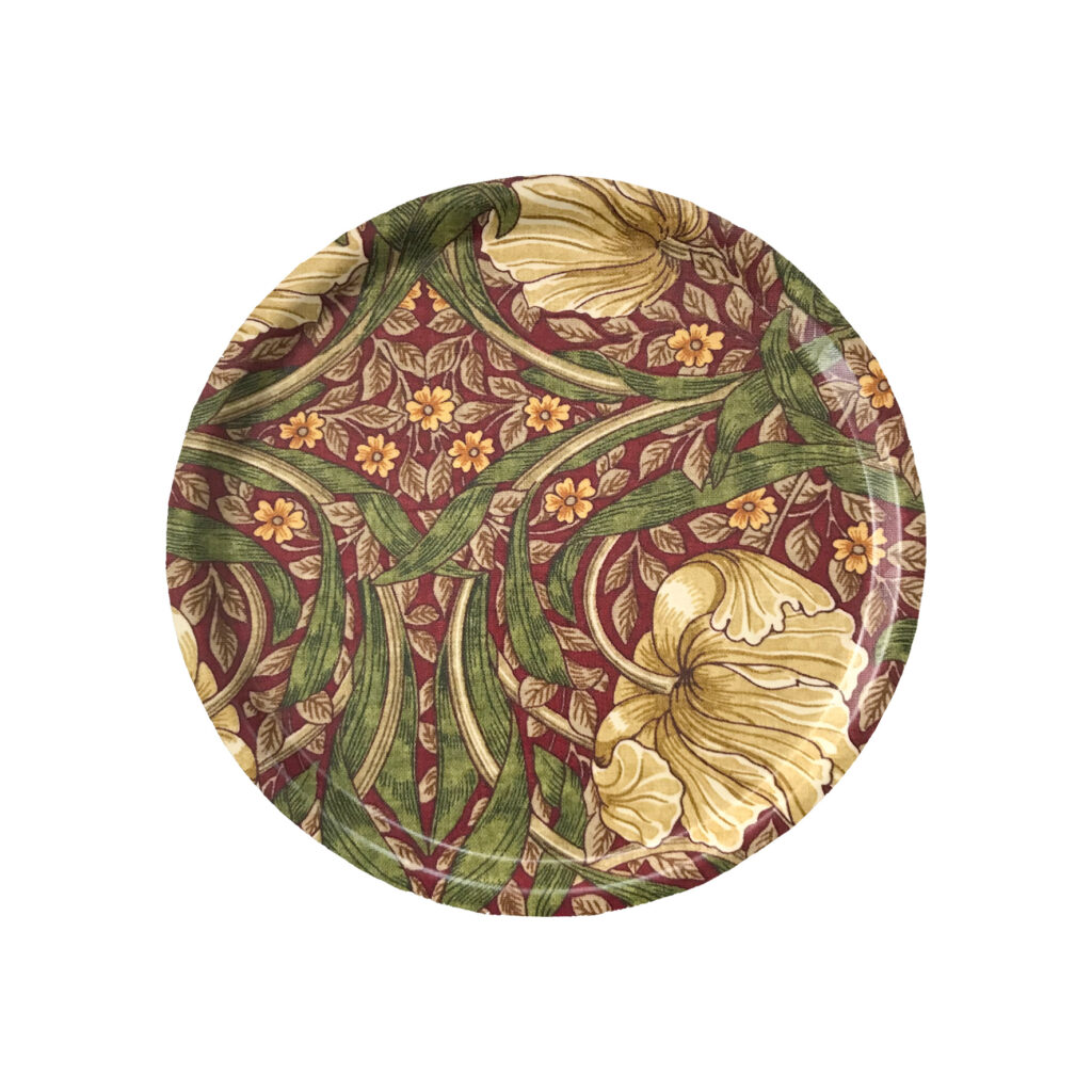 Morris Rund Bricka Pimpernel Röd 31 cm - Butik Victoria