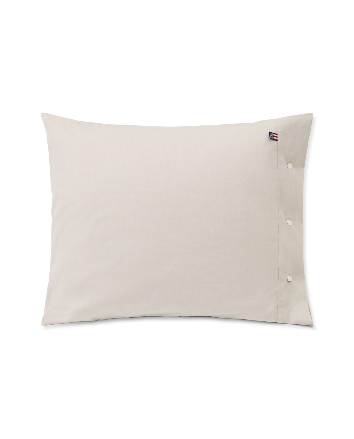 Lexington Pin Point Beige Cotton Pillowcase