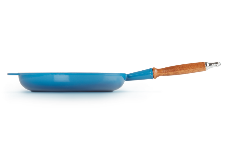 Le Creuset Stekpanna Gjutjärn med trähandtag marseille - Bild 3