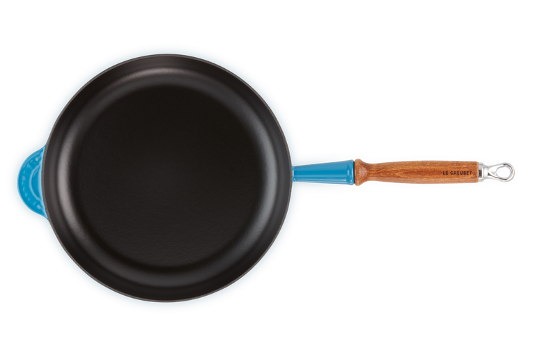 Le Creuset Stekpanna Gjutjärn med trähandtag marseille - Bild 2