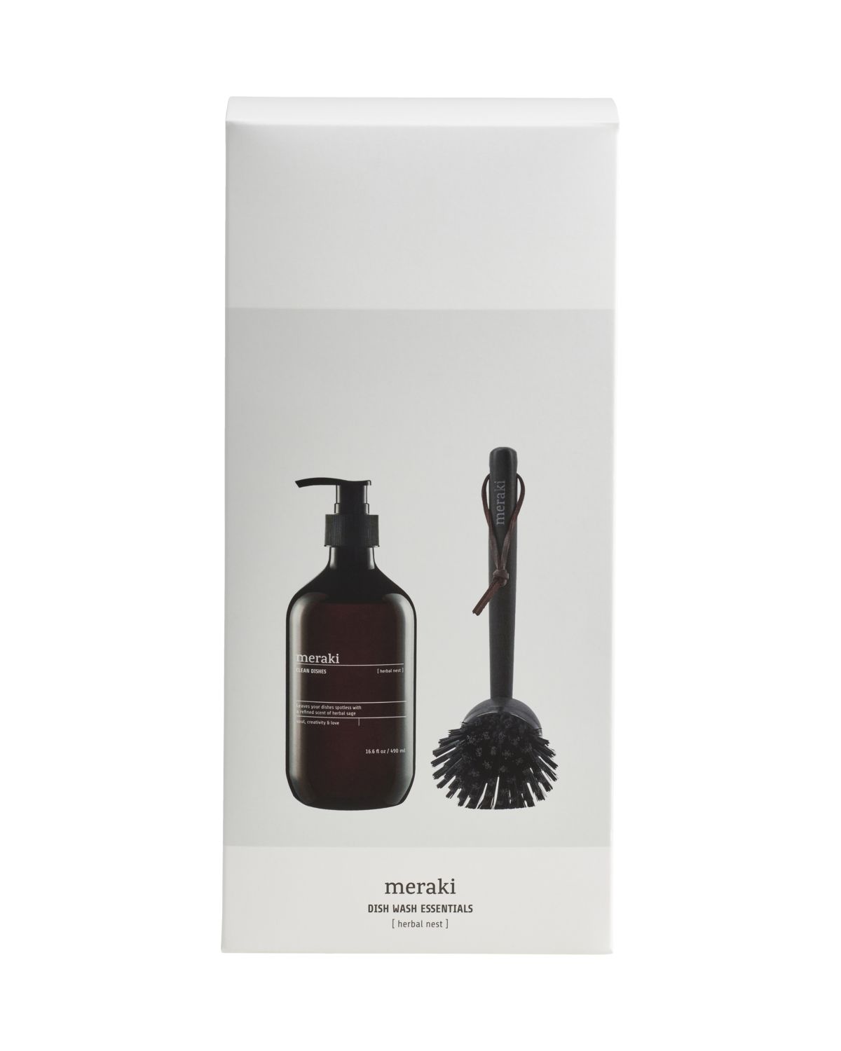 Meraki Gåvoset Diskmedel och Diskborste Herbal nest - Bild 5