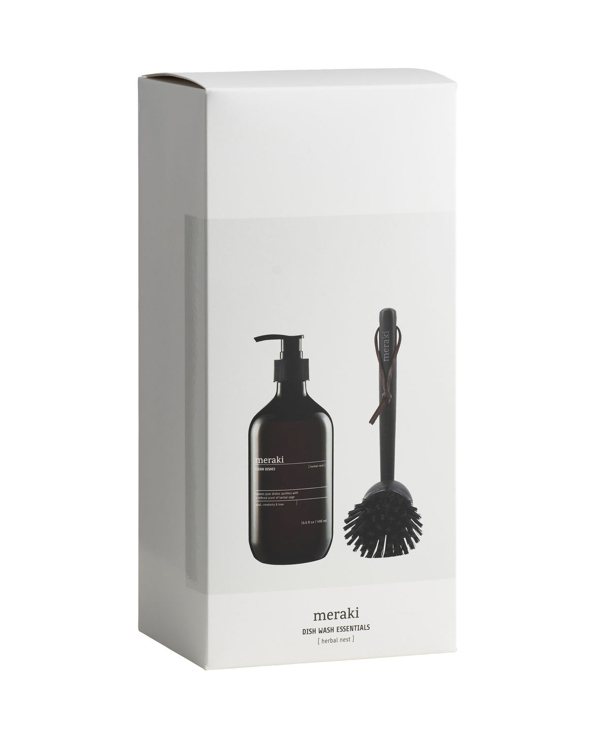 Meraki Gåvoset Diskmedel och Diskborste Herbal nest - Bild 4