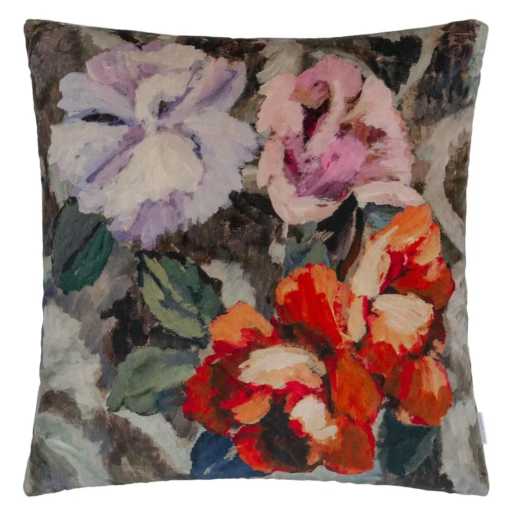 Designers Guild Kudde Tapestry Flower Damson