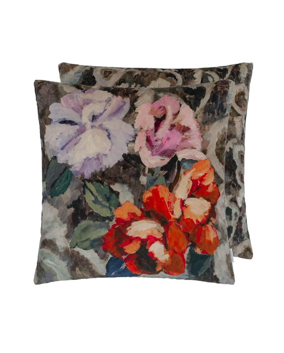 Designers Guild Kudde Tapestry Flower Damson