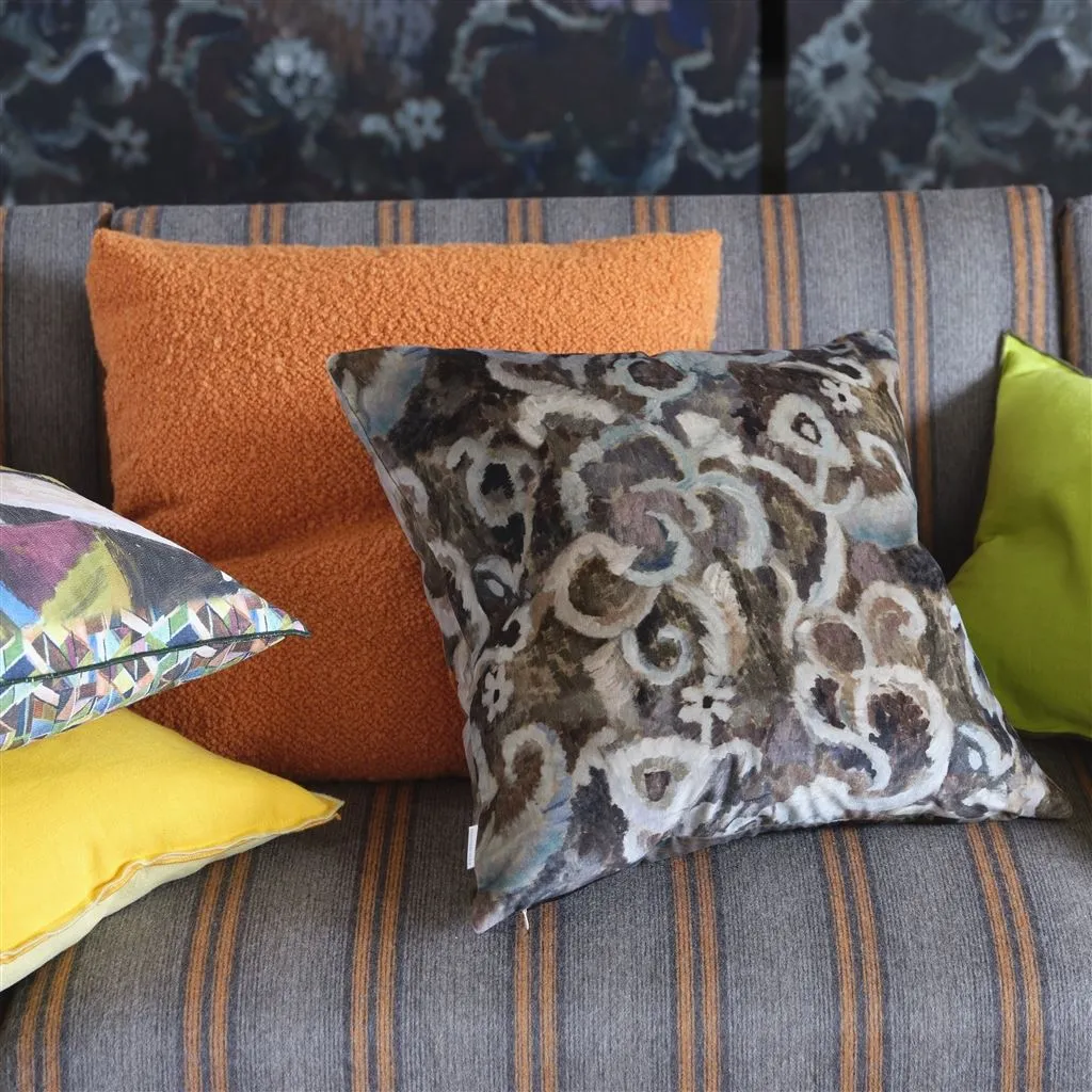 Designers Guild Kudde Tapestry Flower Damson