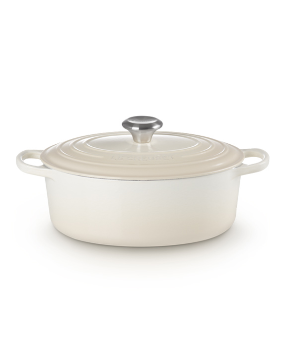 Le Creuset Oval Gryta 27 cm 4,1 L Meringue