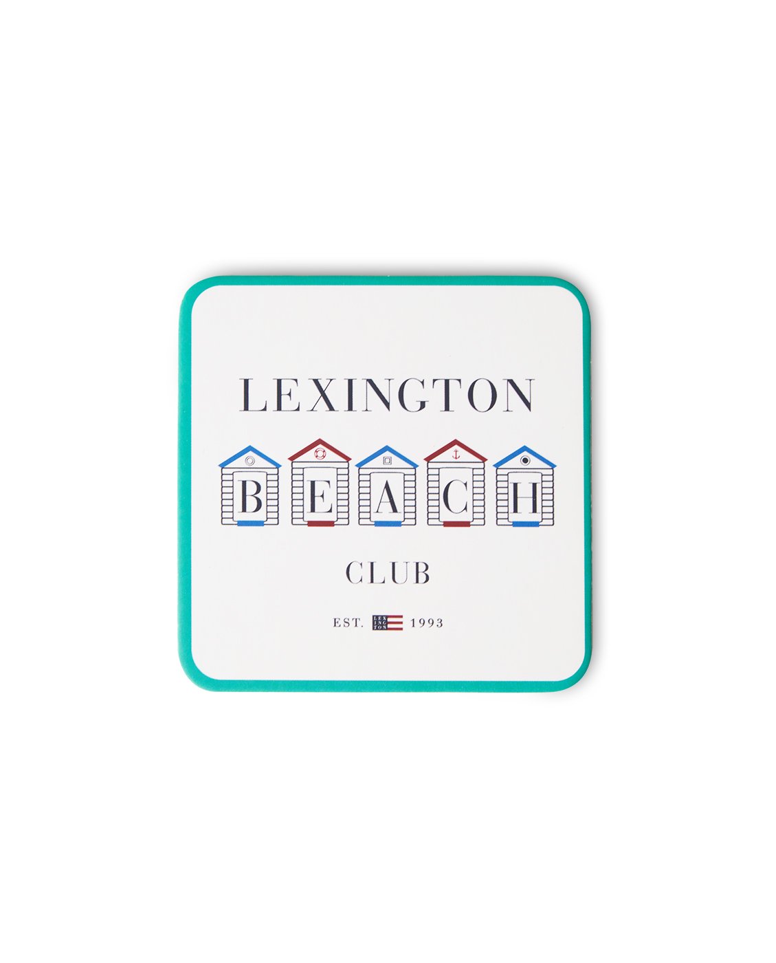 Lexington Beach Club Printed Paper Coaster Set