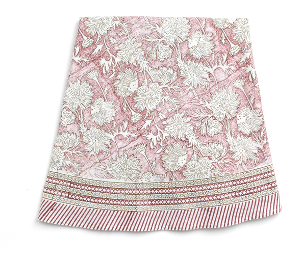 Chamois Rund Duk Waterlily Fuchsia Rose 220