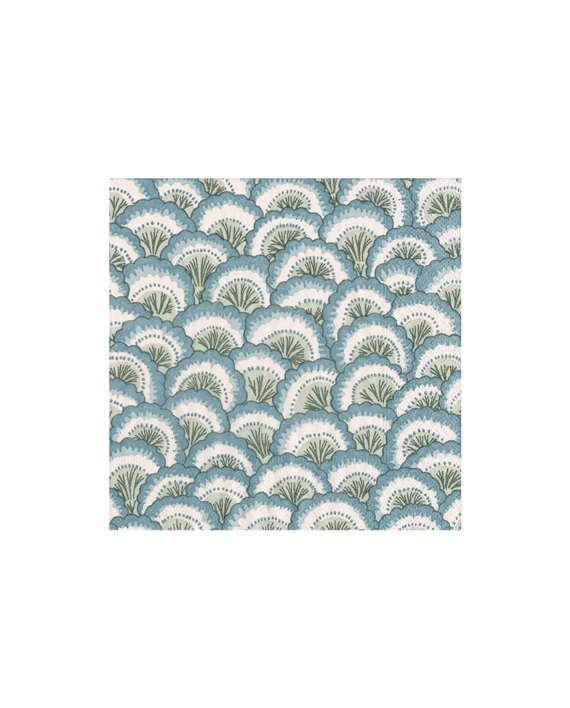 Caspari Servett Pontchartrain Scallop Blue 12.5x12.5cm